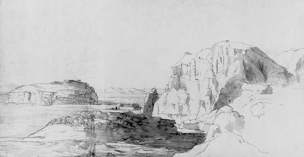 Luigi Basiletti-52-Veduta dell'isola di Nisida